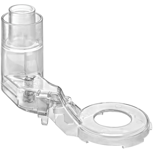 Profile of DNP616 dust collection adapter for a plunge base